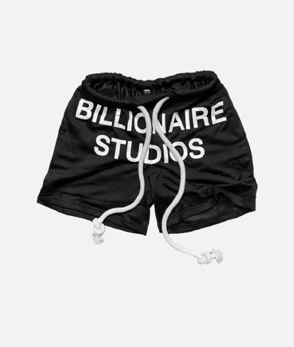 Billionaire Studios Bill Net Shorts Black (1)