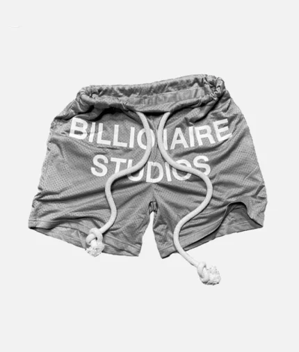 Billionaire Studios Bill Net Shorts Grey 700x823