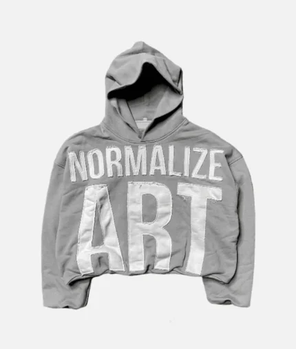 Billionaire Studios Normalize Art Hoodie Foggy 4 700x823